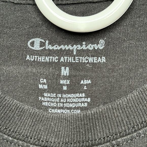Champion: Black Tee Script Logo - Picture 3 of 5